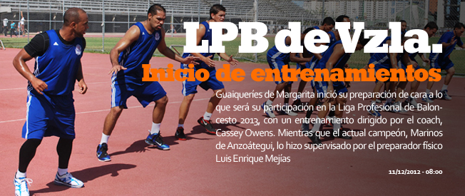 Equipos de la LPB de Venezuela inician entrenamientos de cara a la venidera temporada