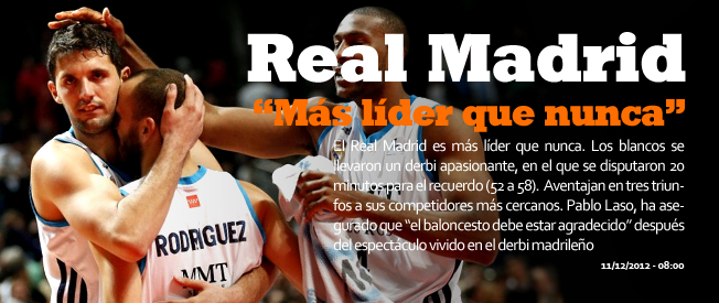 El Madrid se lleva el derbi y es más líder que nunca