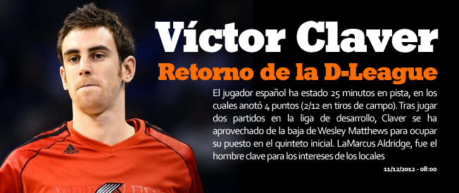 Claver regresa del exilio de la D-League