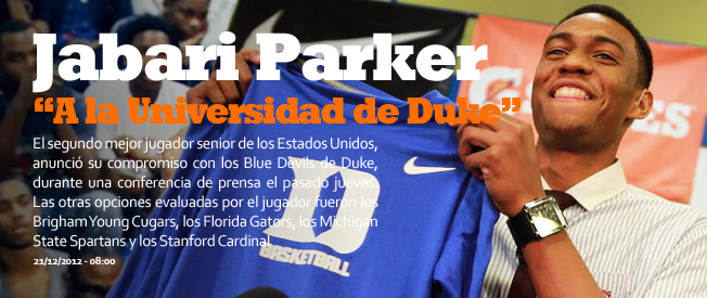 Jabari Parker se decide por la Universidad de Duke