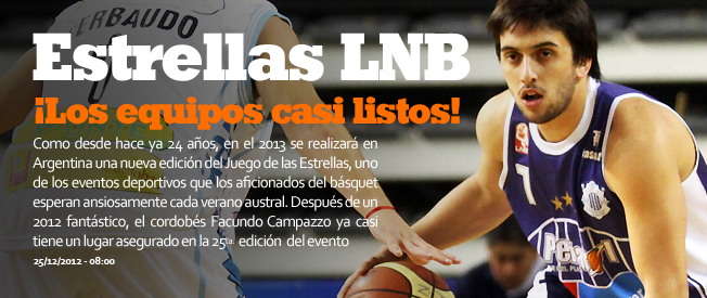 LNB: Juego de las Estrellas 2013, se van conformando los equipos