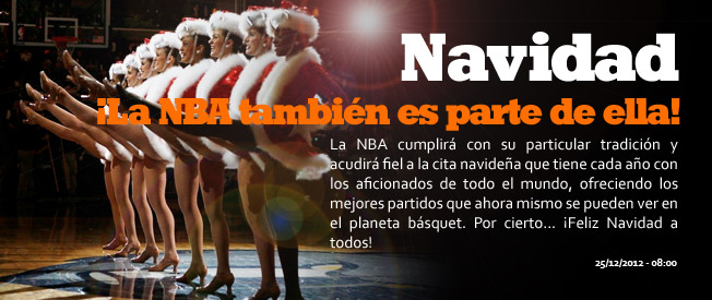 ¡La NBA también es parte de la Navidad!