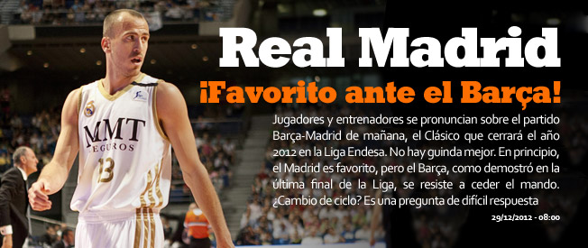 El Madrid claro favorito ante el Barça